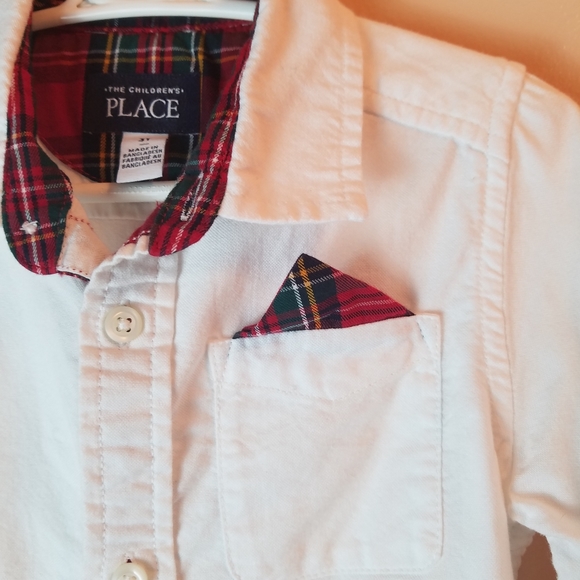 Children's Place White Dress Shirt - Picture 5 of 8